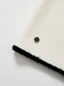 Madeleine Boucle Knit Skirt in White