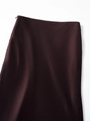 "Romantic Rules" French Lace Skirt in Purple Coffee
