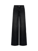 WL3 High-Waisted Straight-Leg Vintage-Wash Jeans