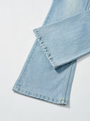 FL2 Mid-Rise Vintage-Wash Blue Kick-Flare Jeans