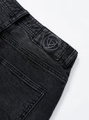 WL3 High-Waisted Straight-Leg Vintage-Wash Jeans