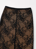 Italian Romance: Lace Boned Waist-Sculpting Skirt