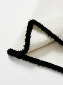 Madeleine Boucle Knit Skirt in White