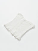 Hand-Crocheted Scalloped-Edge Knit Tube Top in White