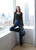 ST1 High-Waisted V-Cut Jeans