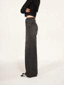 WL3 High-Waisted Straight-Leg Vintage-Wash Jeans