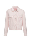 Casual Utility Jacket in Dusty Rose