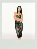 Italian Romance: Lace Boned Waist-Sculpting Skirt