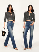 ST1 High-Waisted V-Cut Jeans