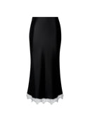 Romantic Rules" Monochrome French Lace Skirt